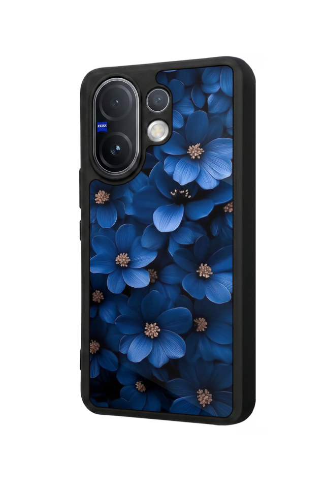 Vivo V60 Uyumlu Cicek Tasarımlı Glossy Premium Kılıf