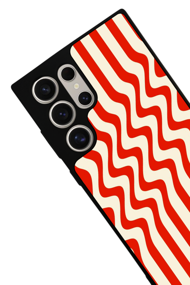 Samsung Galaxy S23 Ultra Uyumlu Çizgi Sanatı Tasarımlı Glossy Premium Kılıf