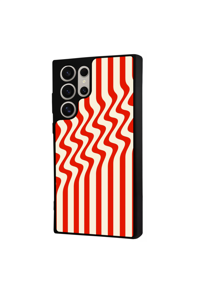 Samsung Galaxy S23 Ultra Uyumlu Çizgi Sanatı Tasarımlı Glossy Premium Kılıf