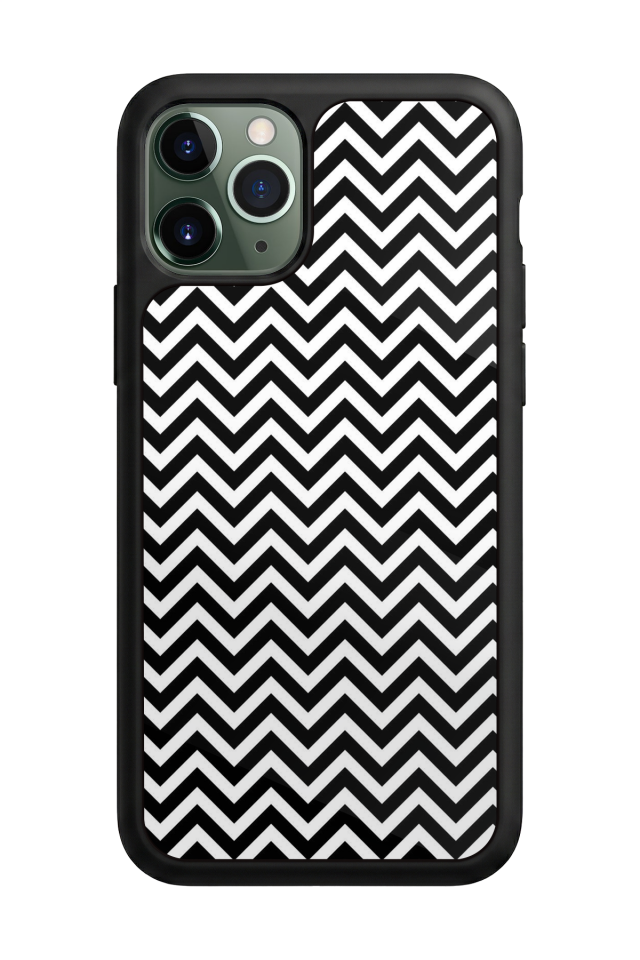 iPhone 11 Pro Uyumlu Çizgi Sanatı Tasarımlı Glossy Premium Kılıf