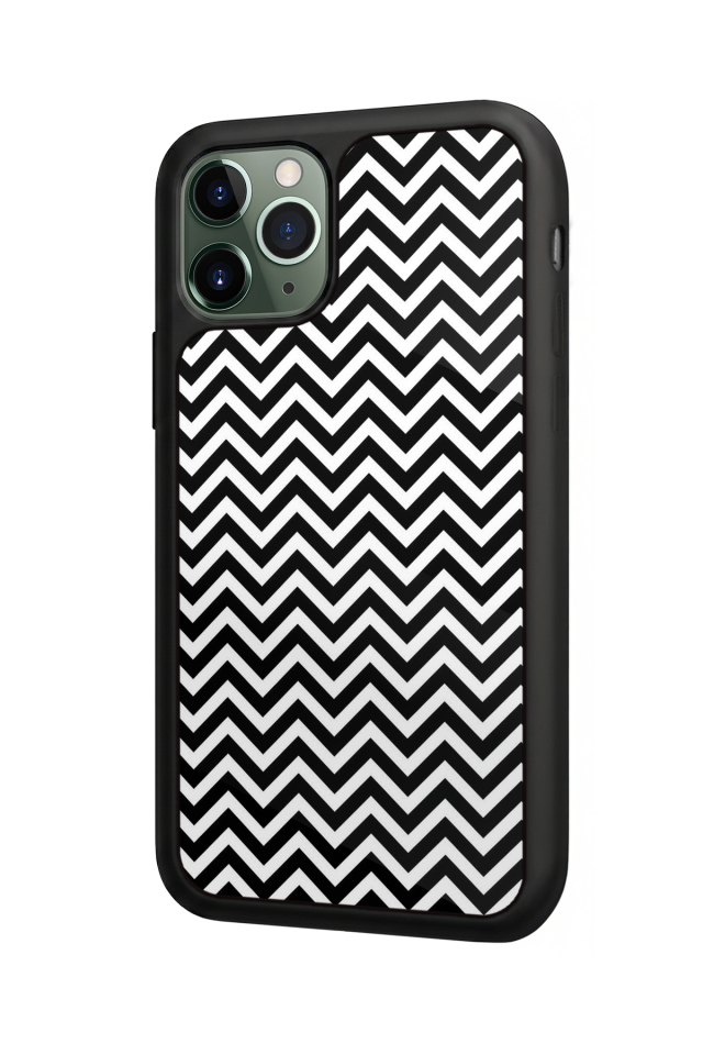 iPhone 11 Pro Uyumlu Çizgi Sanatı Tasarımlı Glossy Premium Kılıf