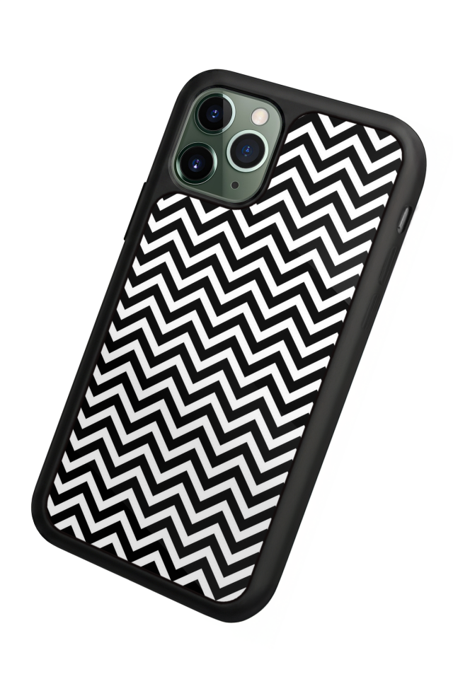 iPhone 11 Pro Uyumlu Çizgi Sanatı Tasarımlı Glossy Premium Kılıf