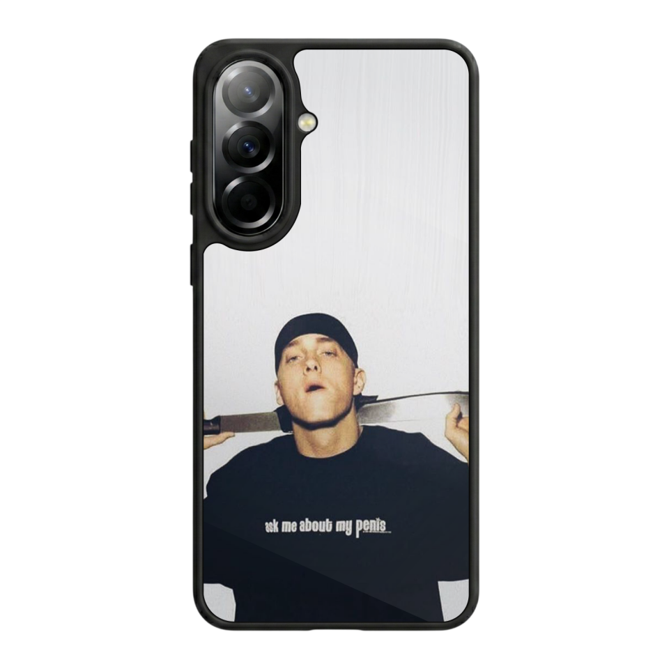 Samsung Galaxy A37 Uyumlu Eminem Tasarımlı Glossy Premium Kılıf