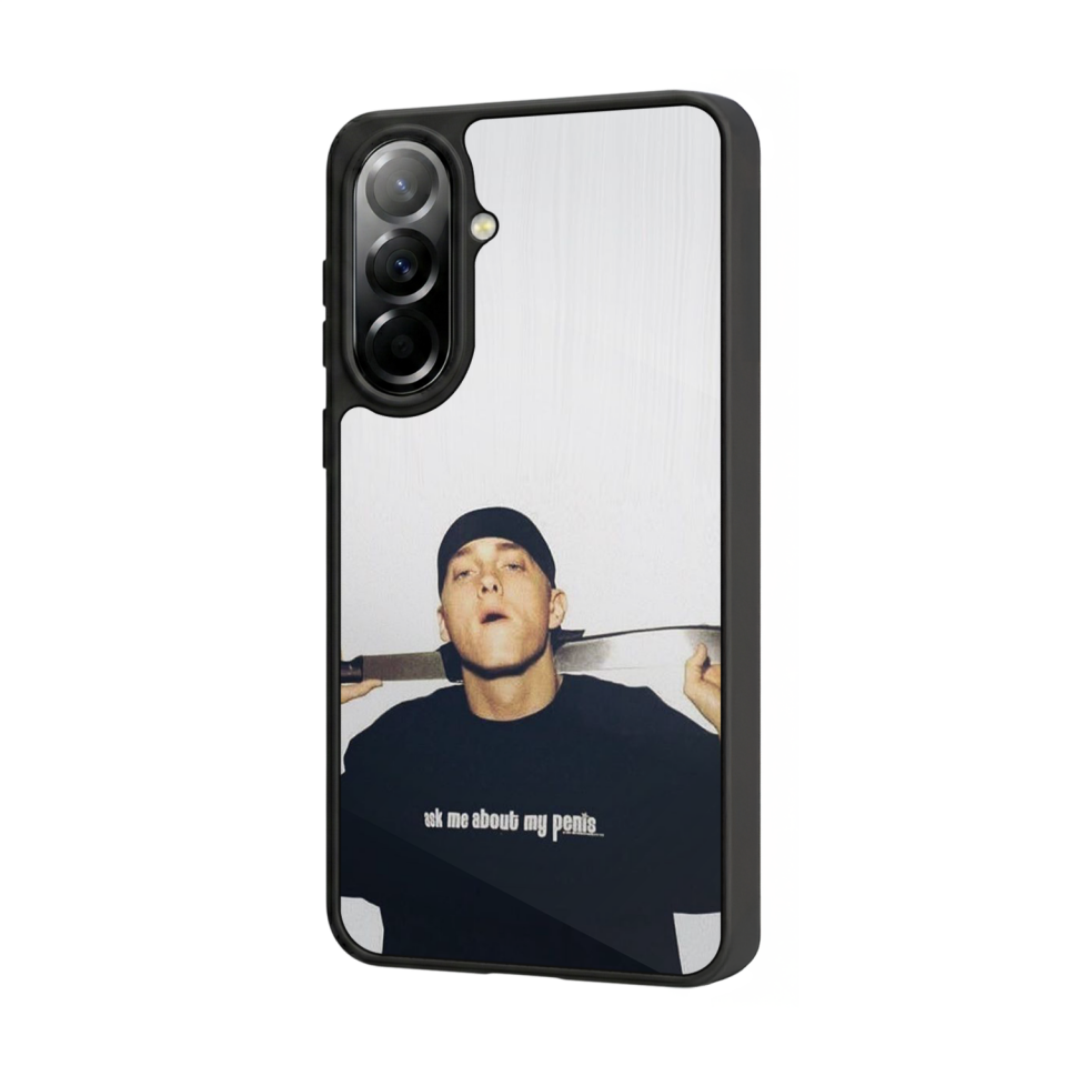 Samsung Galaxy A37 Uyumlu Eminem Tasarımlı Glossy Premium Kılıf