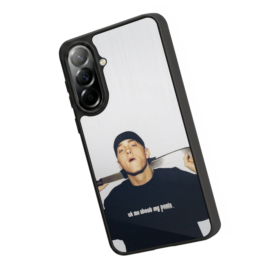 Samsung Galaxy A37 Uyumlu Eminem Tasarımlı Glossy Premium Kılıf