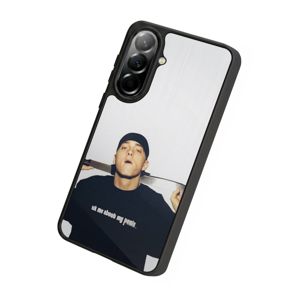 Samsung Galaxy A37 Uyumlu Eminem Tasarımlı Glossy Premium Kılıf