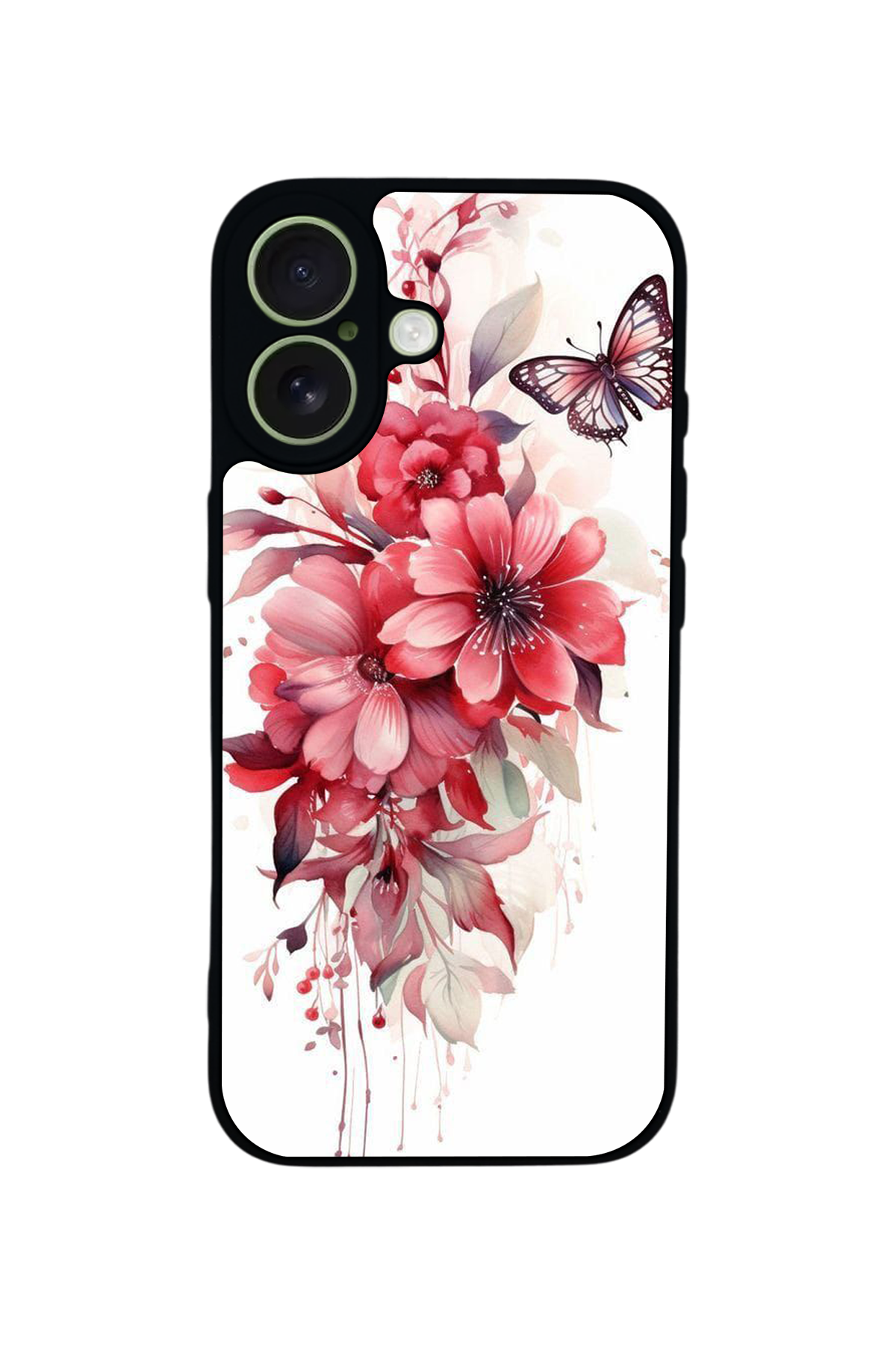 iPhone 17 Uyumlu Floral Tasarımlı Glossy Premium Kılıf