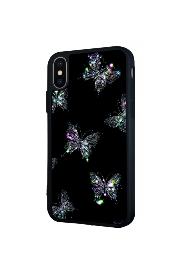 iPhone XS Max Uyumlu Kelebek Tasarımlı Glossy Premium Kılıf