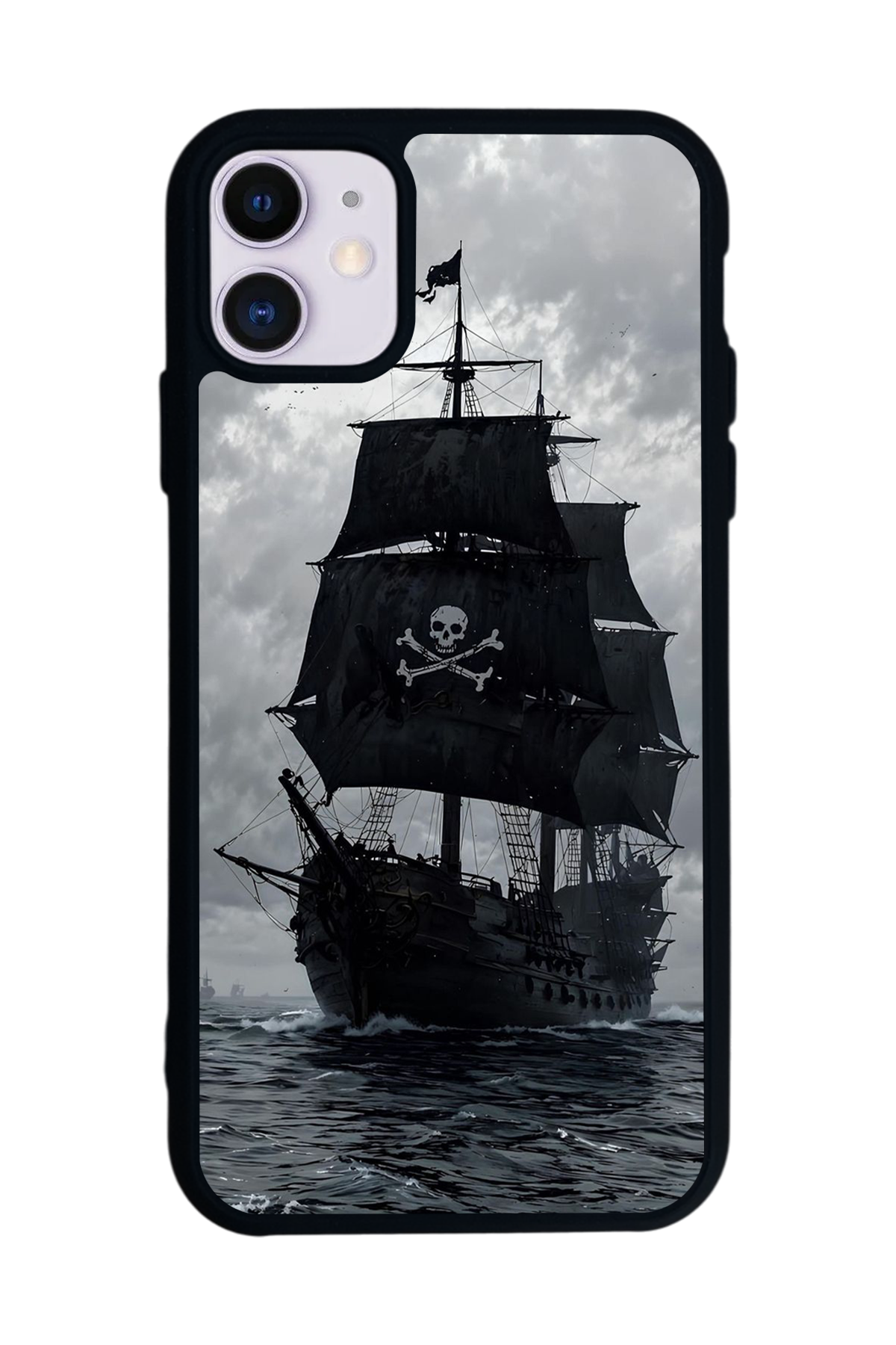 iPhone 11 Uyumlu Korsan Tasarımlı Glossy Premium Kılıf