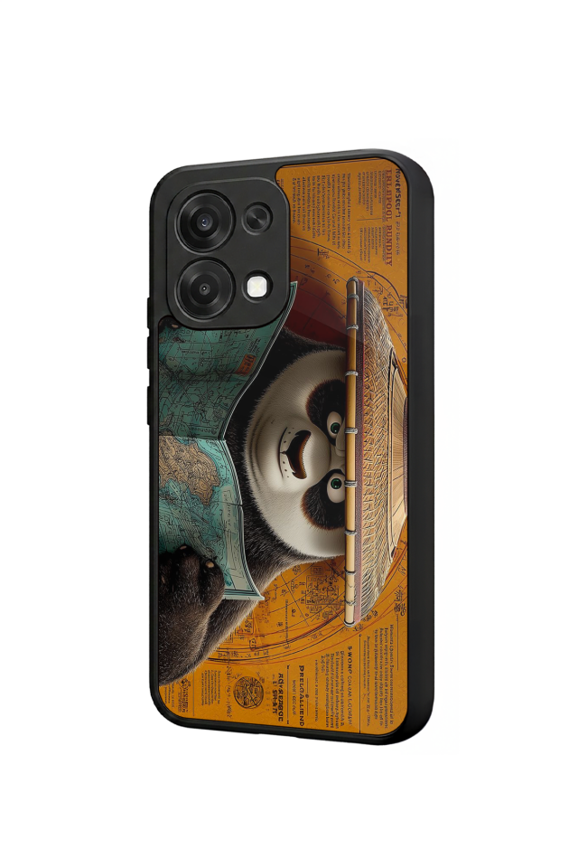 Oppo A6 Pro Uyumlu Kung Fu Panda Tasarımlı Glossy Premium Kılıf