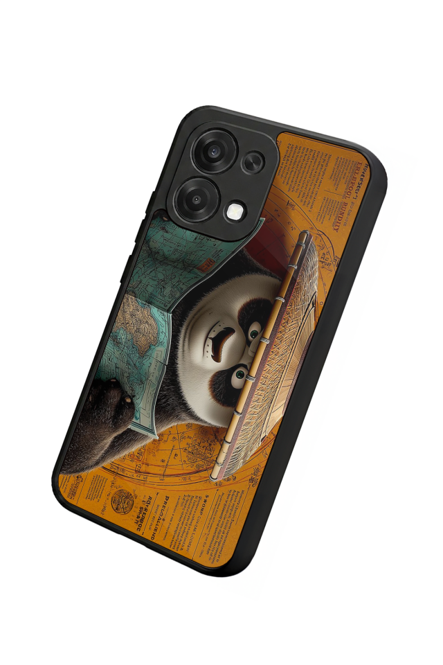 Oppo A6 Pro Uyumlu Kung Fu Panda Tasarımlı Glossy Premium Kılıf