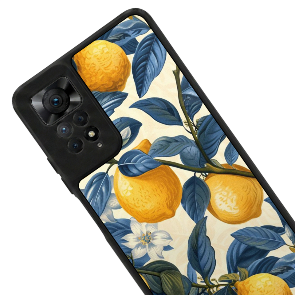 Xiaomi Redmi Note 12 Pro Uyumlu Limon Tasarımlı Glossy Premium Kılıf