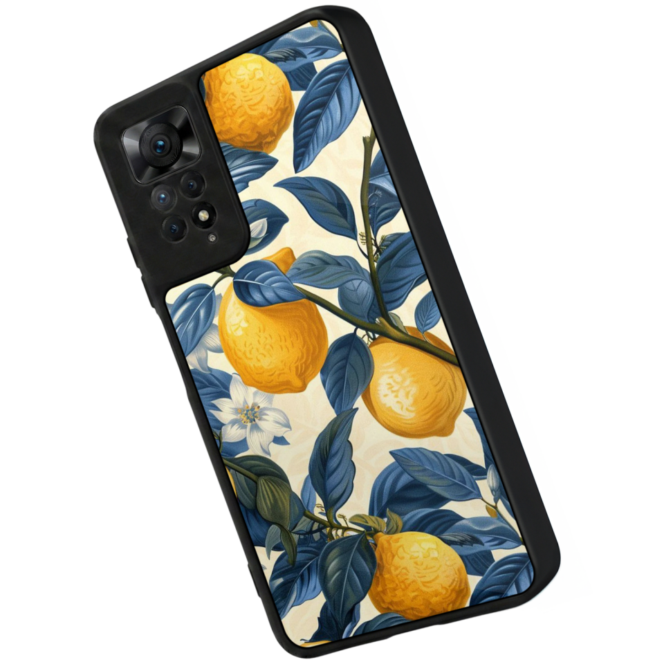Xiaomi Redmi Note 12 Pro Uyumlu Limon Tasarımlı Glossy Premium Kılıf