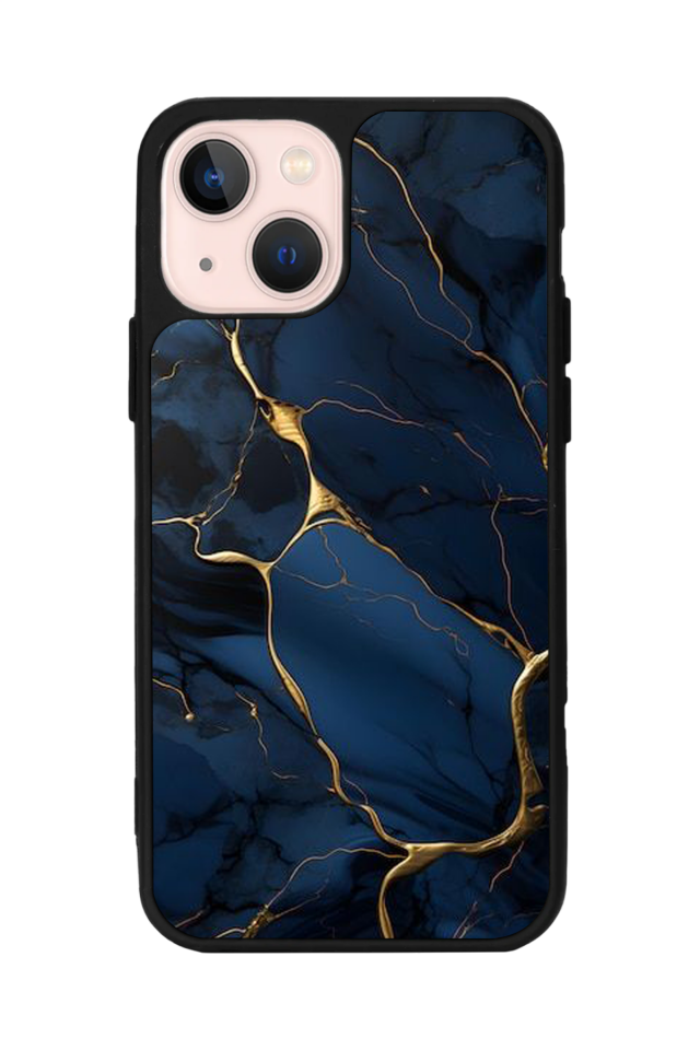 iPhone 15 Uyumlu Mermer Marble Tasarımlı Glossy Premium Kılıf