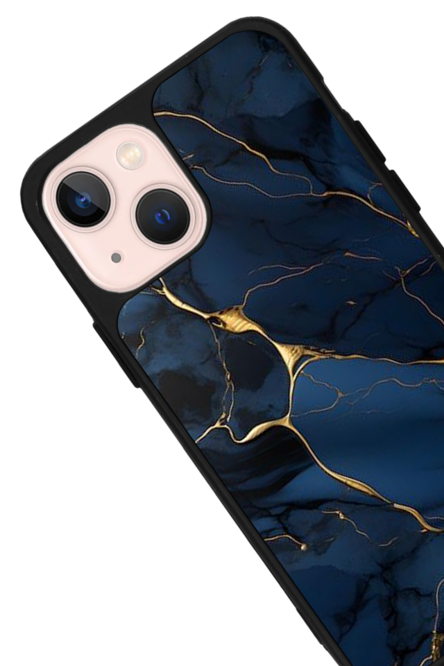 iPhone 15 Uyumlu Mermer Marble Tasarımlı Glossy Premium Kılıf