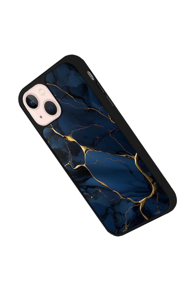 iPhone 15 Uyumlu Mermer Marble Tasarımlı Glossy Premium Kılıf