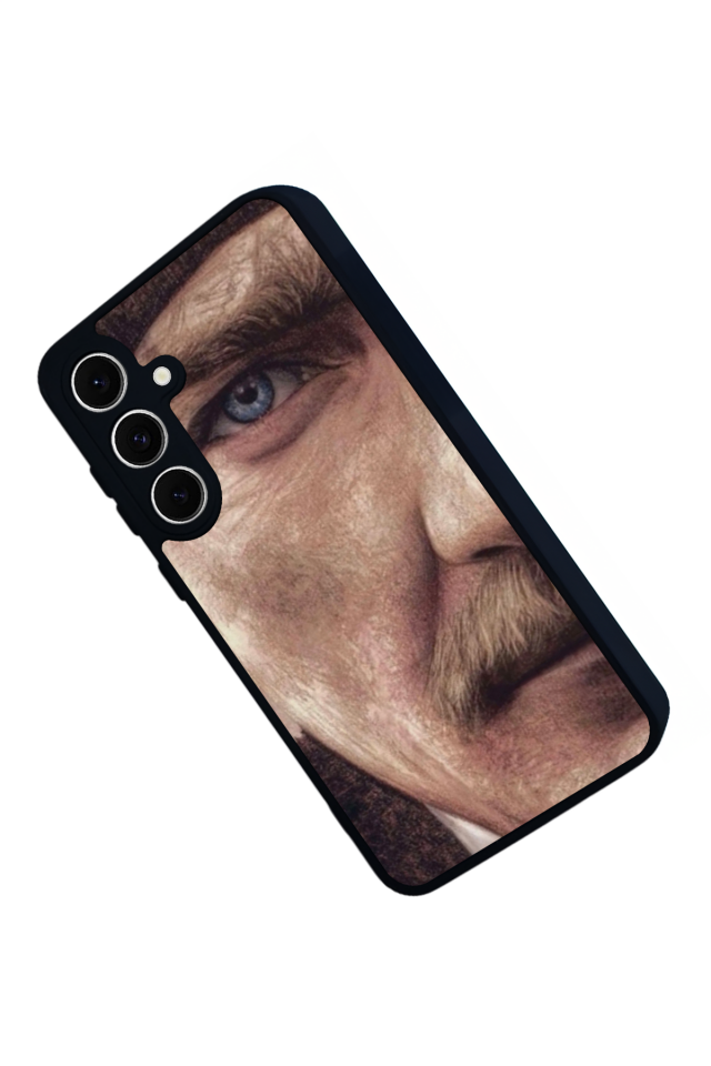 Samsung Galaxy S24 FE Uyumlu Mustafa Kemal Ataturk Tasarımlı Glossy Premium Kılıf