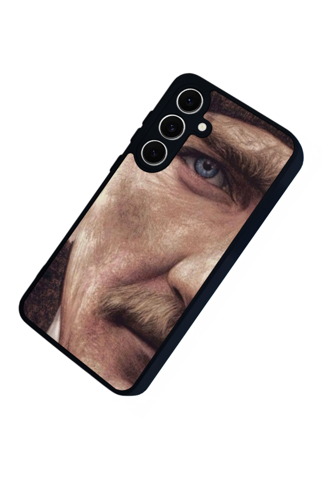 Samsung Galaxy S24 FE Uyumlu Mustafa Kemal Ataturk Tasarımlı Glossy Premium Kılıf