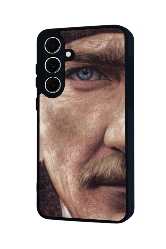 Samsung Galaxy S24 FE Uyumlu Mustafa Kemal Ataturk Tasarımlı Glossy Premium Kılıf
