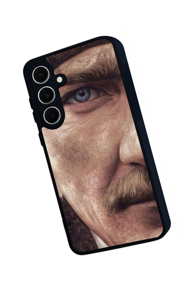 Samsung Galaxy S24 FE Uyumlu Mustafa Kemal Ataturk Tasarımlı Glossy Premium Kılıf