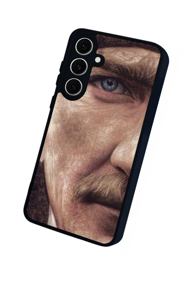 Samsung Galaxy S24 FE Uyumlu Mustafa Kemal Ataturk Tasarımlı Glossy Premium Kılıf