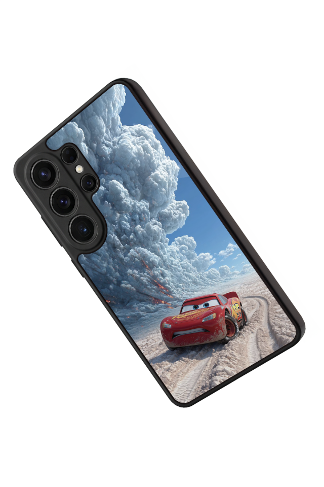 Samsung Galaxy S26 Ultra Uyumlu Şimsek McQueen Tasarımlı Glossy Premium Kılıf