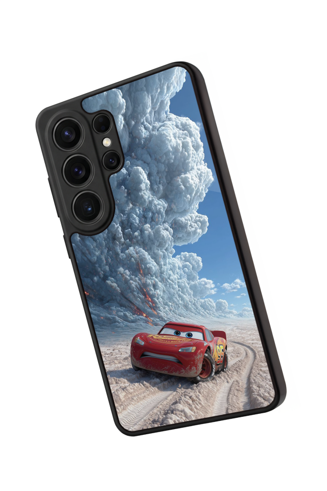 Samsung Galaxy S26 Ultra Uyumlu Şimsek McQueen Tasarımlı Glossy Premium Kılıf