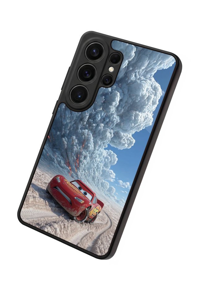 Samsung Galaxy S26 Ultra Uyumlu Şimsek McQueen Tasarımlı Glossy Premium Kılıf