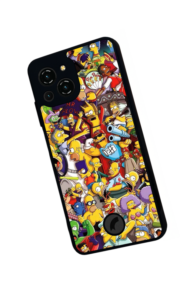 Reeder S23 Pro Max Uyumlu The Simpsons Tasarımlı Glossy Premium Kılıf