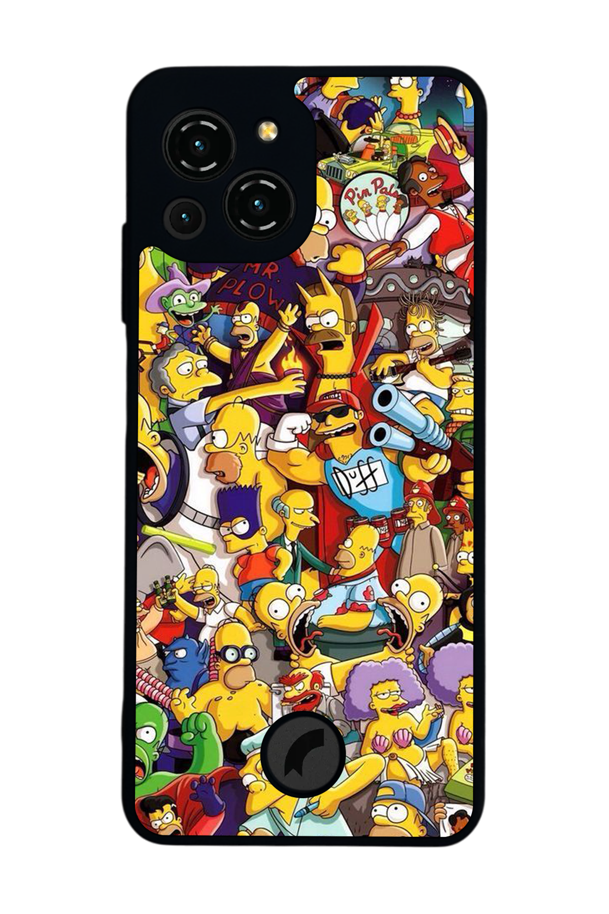 Reeder S23 Pro Max Uyumlu The Simpsons Tasarımlı Glossy Premium Kılıf