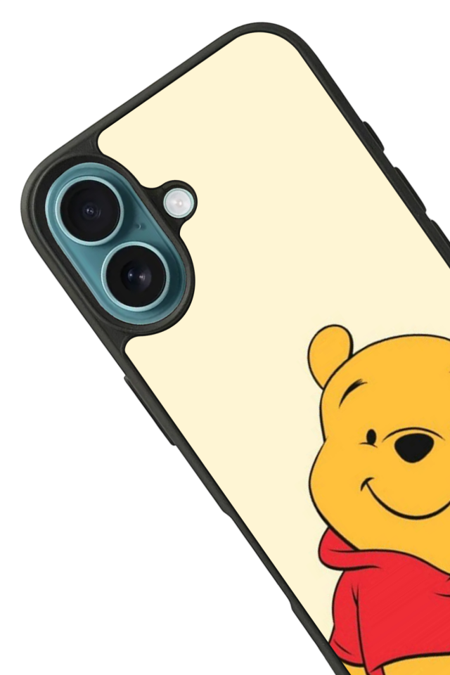iPhone 16 Plus Uyumlu Winnie Tasarımlı Glossy Premium Kılıf