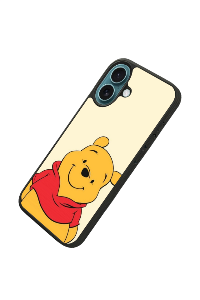 iPhone 16 Plus Uyumlu Winnie Tasarımlı Glossy Premium Kılıf
