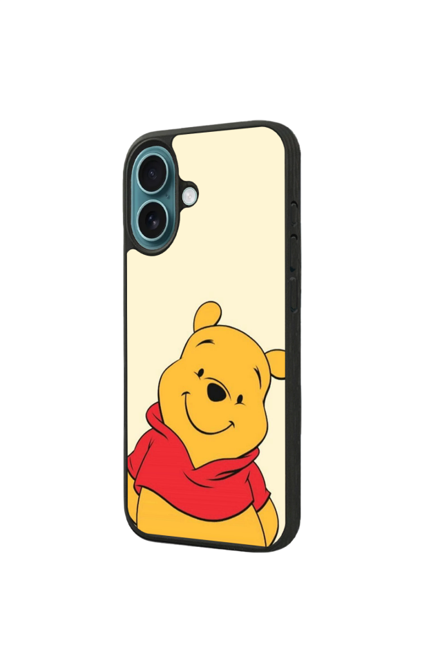 iPhone 16 Plus Uyumlu Winnie Tasarımlı Glossy Premium Kılıf