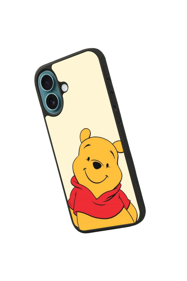 iPhone 16 Plus Uyumlu Winnie Tasarımlı Glossy Premium Kılıf