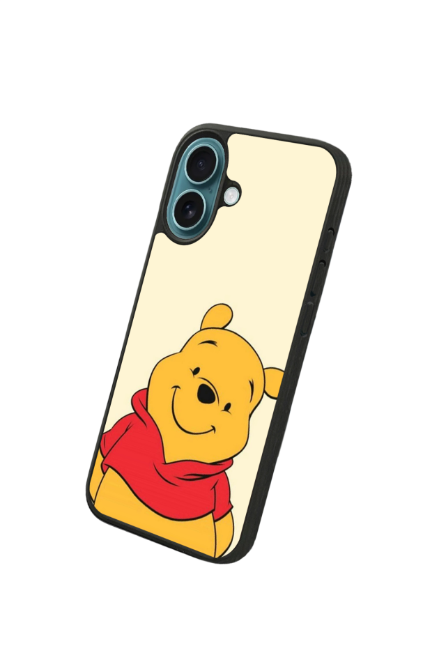 iPhone 16 Plus Uyumlu Winnie Tasarımlı Glossy Premium Kılıf