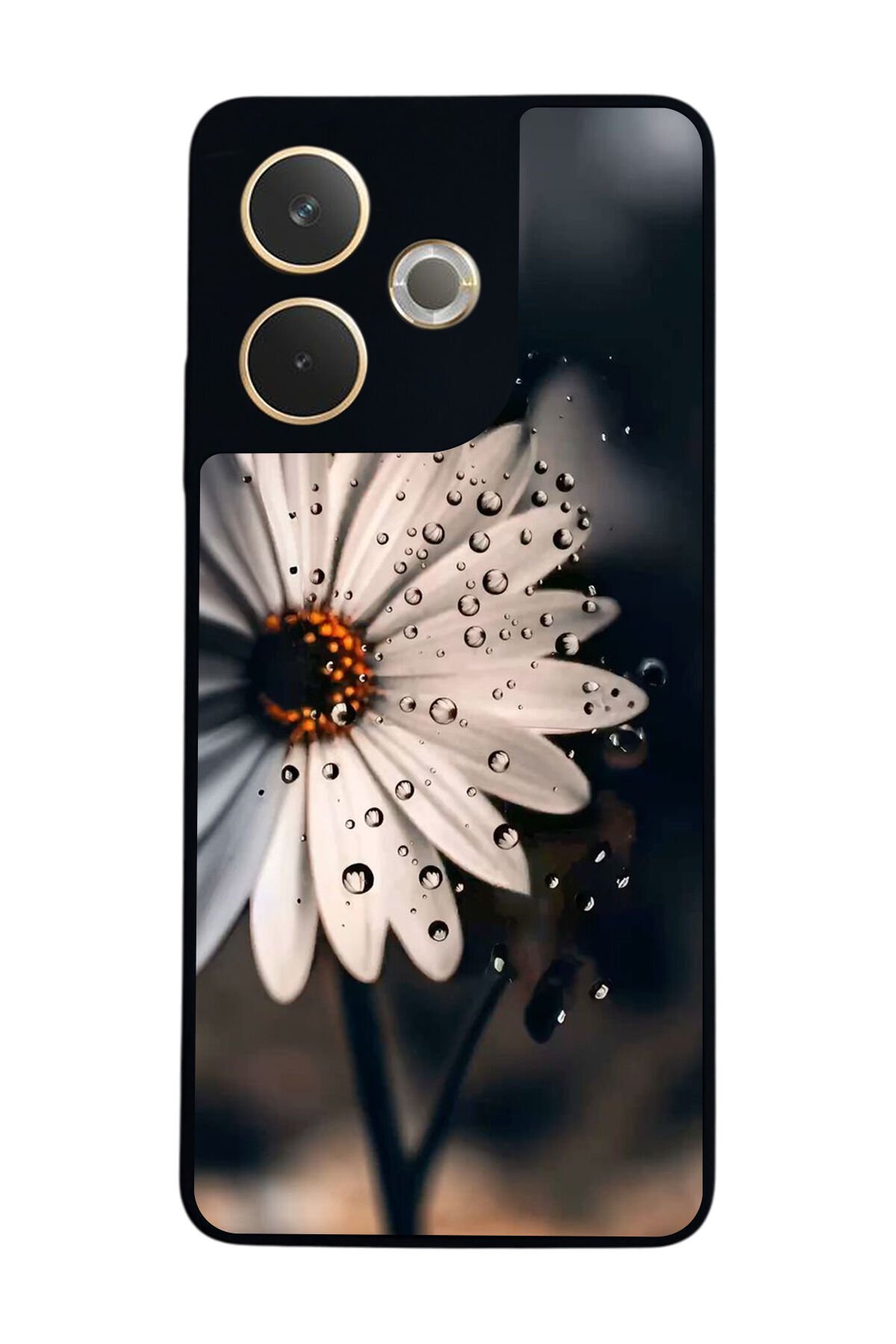 Oppo A5 Pro Uyumlu Cicek Tasarımlı Glossy Premium Kılıf