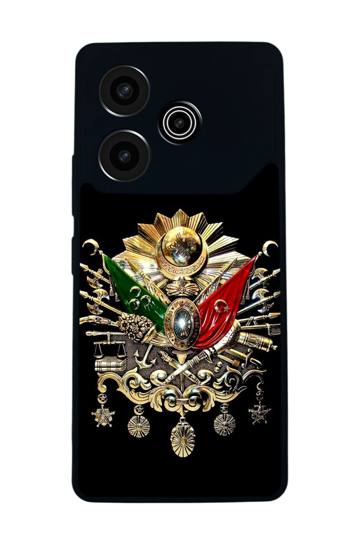 Tecno Pova 6 Uyumlu Osmanli Tugrasi Tasarımlı Glossy Premium Kılıf