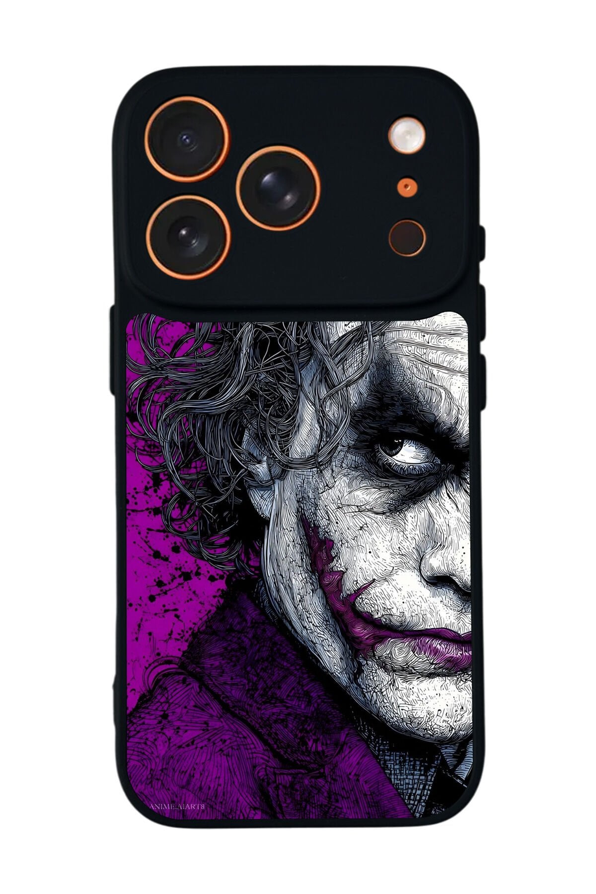 iPhone 17 Pro Uyumlu Joker Tasarımlı Glossy Premium Kılıf