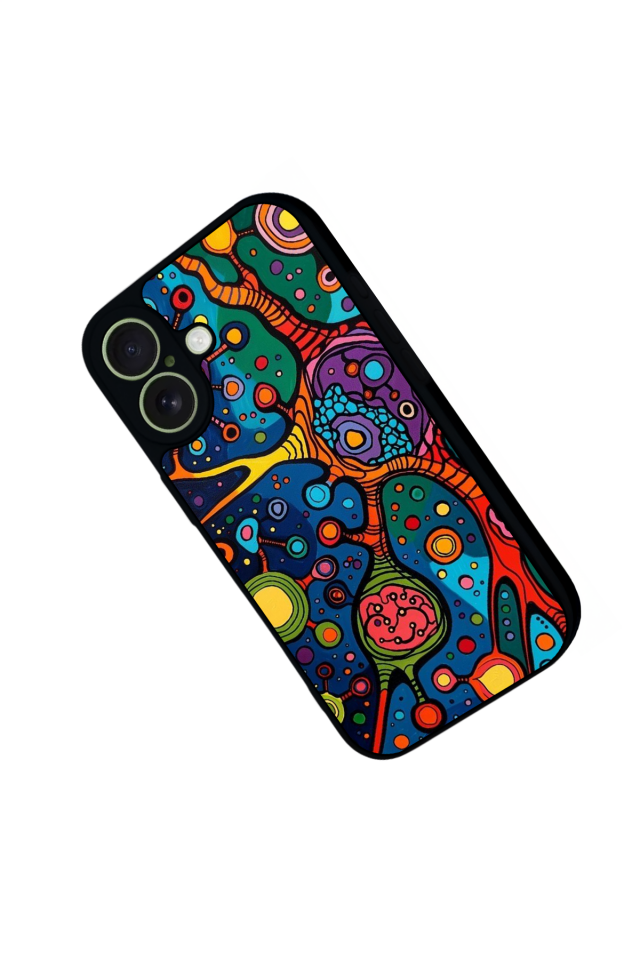 iPhone 17 Uyumlu Abstract Tasarımlı Glossy Premium Kılıf