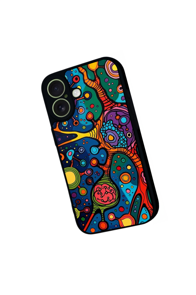 iPhone 17 Uyumlu Abstract Tasarımlı Glossy Premium Kılıf