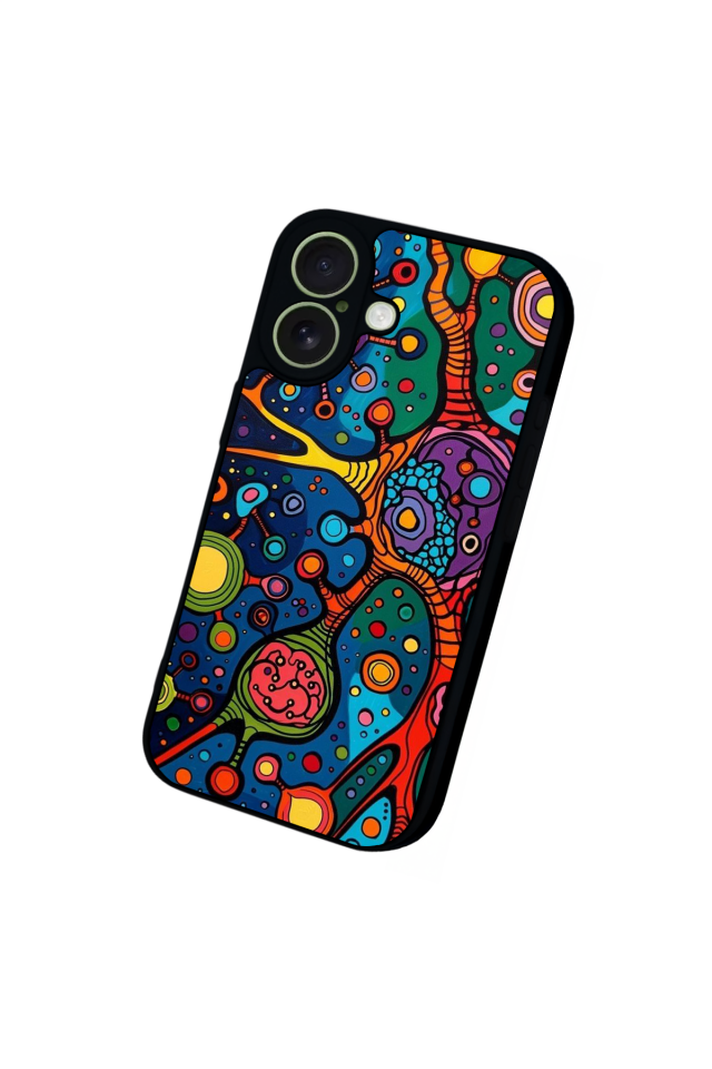 iPhone 17 Uyumlu Abstract Tasarımlı Glossy Premium Kılıf