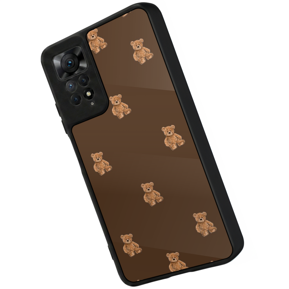 Xiaomi Redmi Note 11 Pro Uyumlu Ayı Tasarımlı Glossy Premium Kılıf