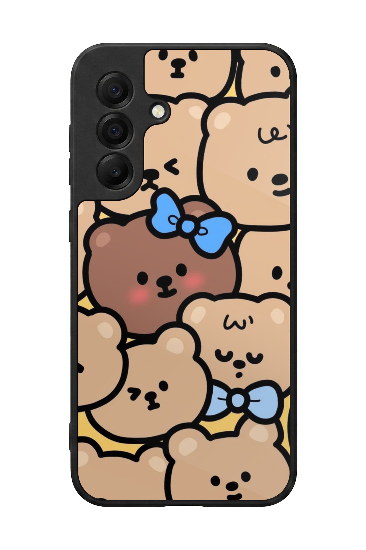 Samsung Galaxy A17 Uyumlu Ayı Tasarımlı Glossy Premium Kılıf