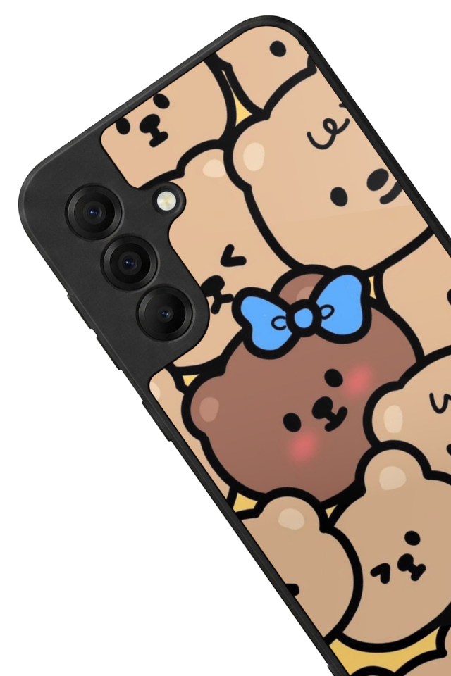 Samsung Galaxy A17 Uyumlu Ayı Tasarımlı Glossy Premium Kılıf