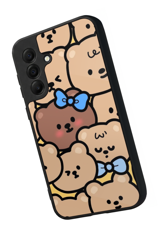 Samsung Galaxy A17 Uyumlu Ayı Tasarımlı Glossy Premium Kılıf