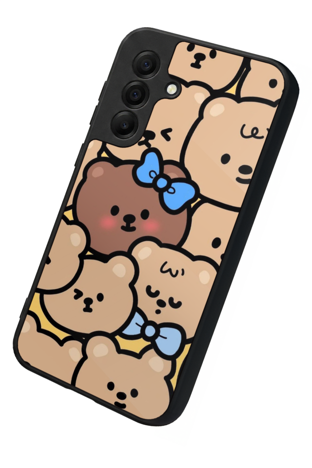 Samsung Galaxy A17 Uyumlu Ayı Tasarımlı Glossy Premium Kılıf