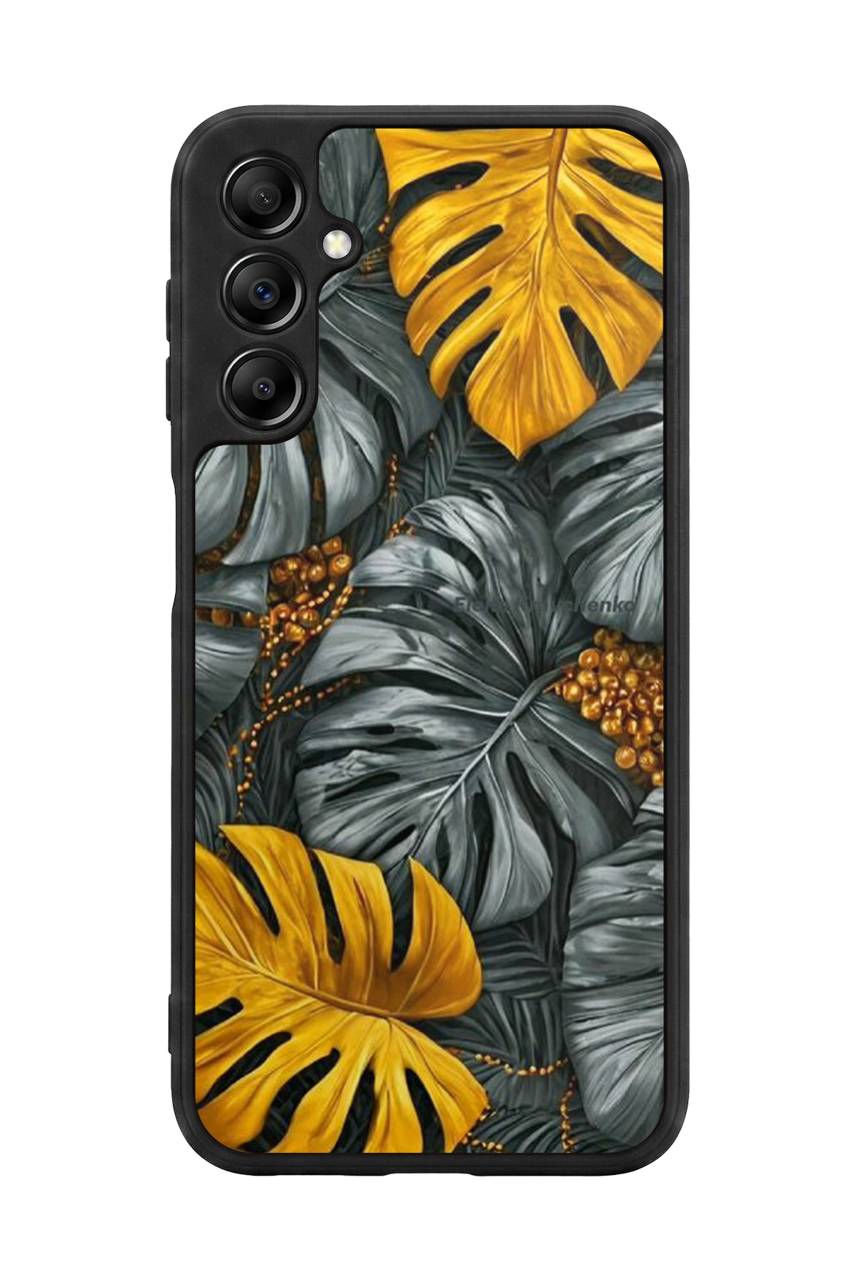 Samsung Galaxy A14 Uyumlu Botanik Tasarımlı Glossy Premium Kılıf