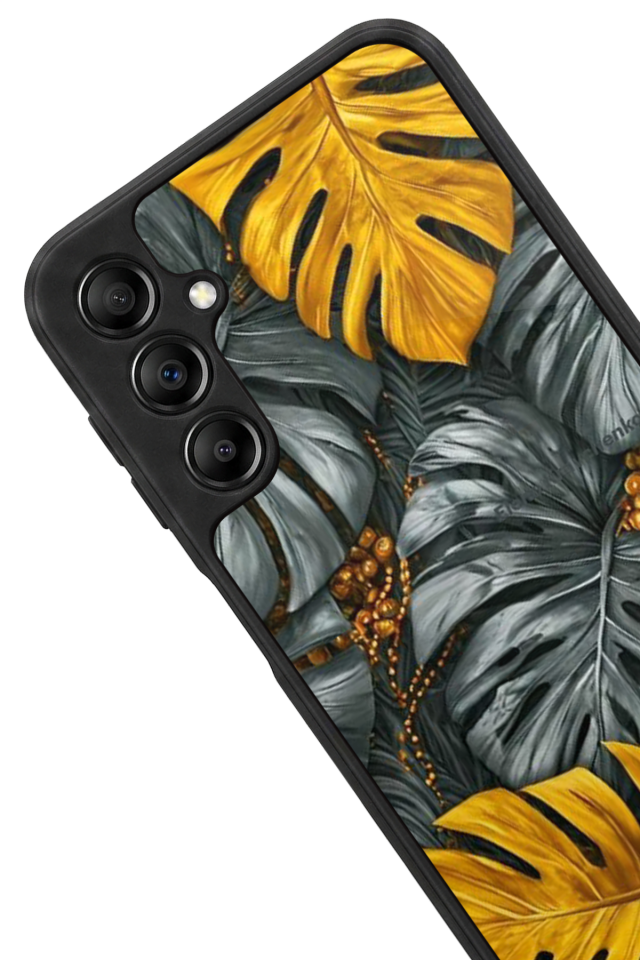 Samsung Galaxy A14 Uyumlu Botanik Tasarımlı Glossy Premium Kılıf