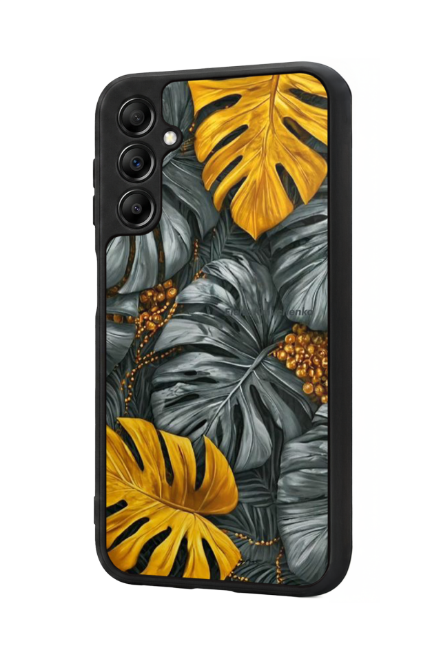 Samsung Galaxy A14 Uyumlu Botanik Tasarımlı Glossy Premium Kılıf