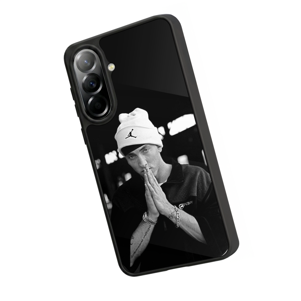 Samsung Galaxy A37 Uyumlu Eminem Tasarımlı Glossy Premium Kılıf